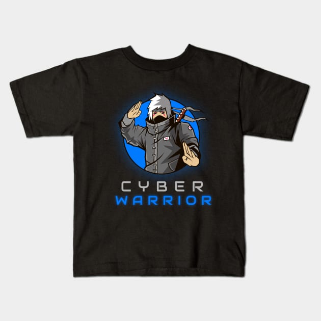 Cyber Warrior - Anime Kids T-Shirt by Cyber Club Tees